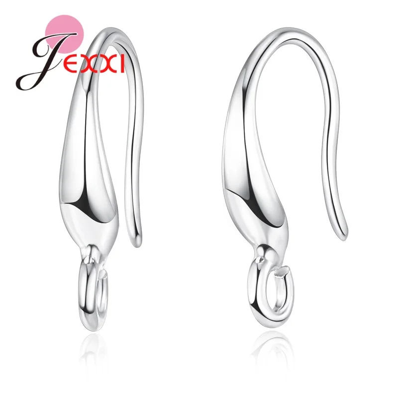 Серьги гвоздики из серебра 100 пробы 925 шт./лот|silver earring findings|sterling silver findingsearring findings |