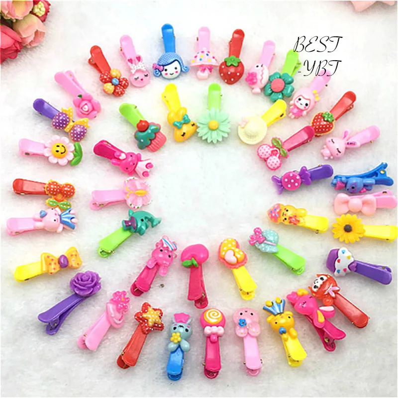 

10pcs/lot lovely Girls Kids Cute Animal Cartoon Shape Hair Clip Headbands Hairpins Hairclip Hair Accessories