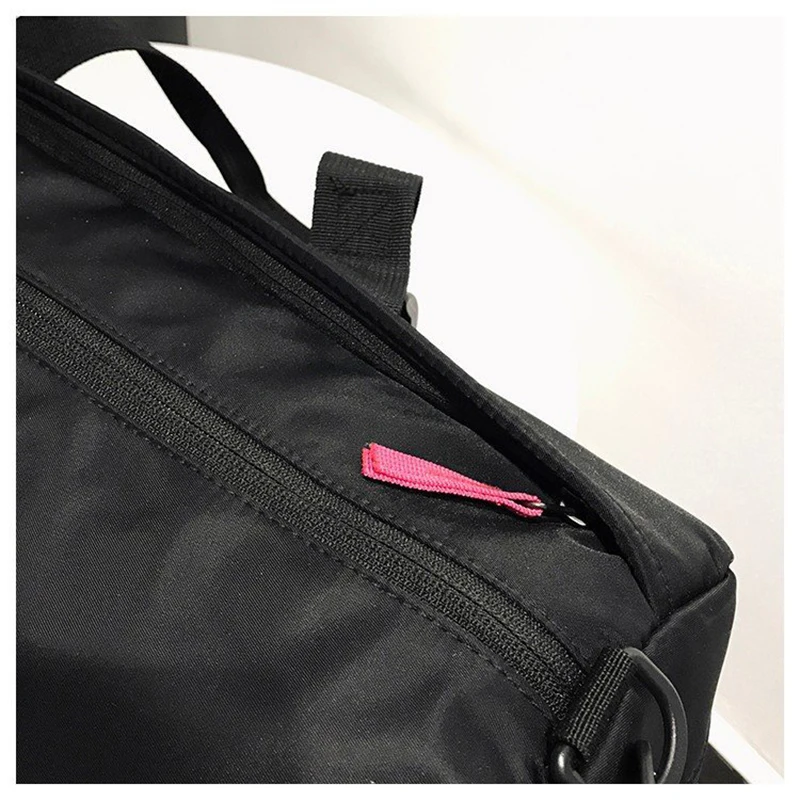 Нейлоновое черное унисекс отделение для сухого и мокрого рюкзака, повседневные дорожные сумки на выходные, сумки для переноски багажа, сумки через плечо
