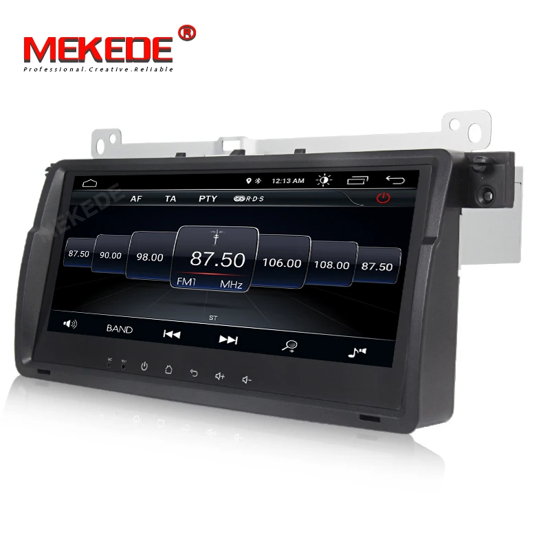 Perfect MEKEDE Android 8.1 Quad Core Car radio gps navigator for BMW 3series E46 318 320 M3  with RDS WIFI 4G Car multimedia player 4