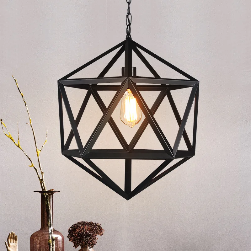 Loft Industrial Style Iron Vintage Pendant Light Fixtures Edison Industrial Lamp Dining Room