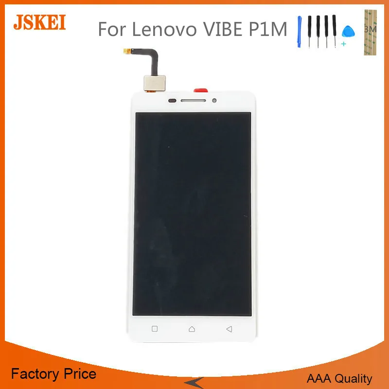 Протестировано для Lenovo VIBE P1M ЖК-дисплей кодирующий преобразователь сенсорного