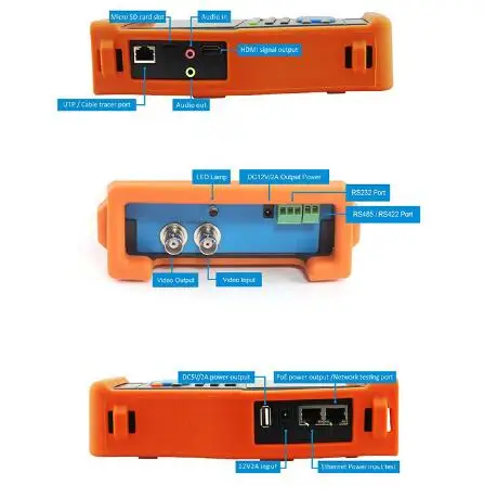 3," дюймовый ЖК-монитор cctv камера Видео PTZ RS485 UTP тест er UTP мультиметр cctv камера Дисплей Камера тест дисплей