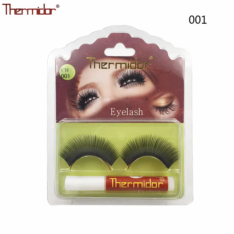 Накладные ресницы Thermidor толстые стильные мягкие синтетические волоконные