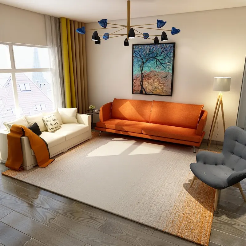 Скандинавский ковер для гостиной, современные декоративные коврики для спальни, дивана, журнального столика, коврик из полипропилена, ковры для Кабинета