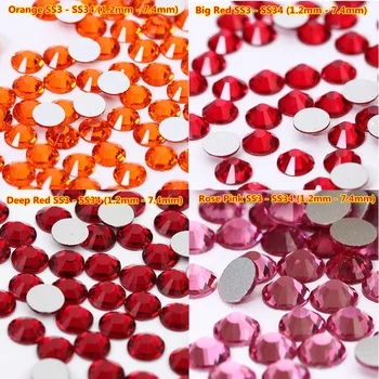 

Good Feedback 1440pcs Small Size Nail Art Crystal Rhinestone ss30 6mm Clear Flatback Non Hot Fix Rhinestone Glue on for Nails