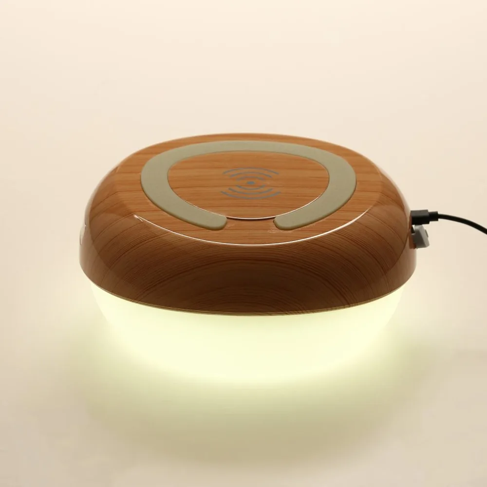 

Dropshipping Table Lamp Bedrooms Living Room Portable Night Light Desk Lamps Art Craft Decor Wireless Charger for mobile Phone