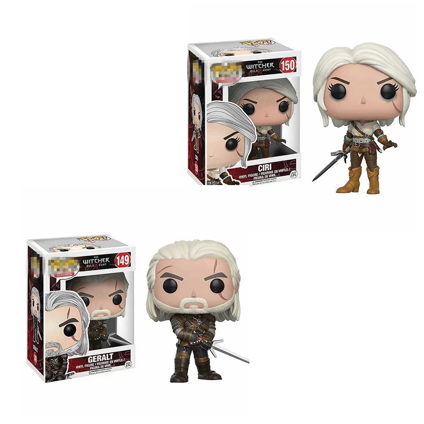 Funko Pop el brujo 3 caza salvaje CIRI Geralt figura PVC juguete muñeca regalo