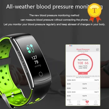 

2018 High Quality Popular Smart band Heart Rate Blood Pressure Monitor Health Care Product BT4.0 fitness watch wrist band