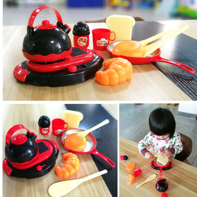 Children S Kitchen Toys Cooktop Kitchen Cooking Utensils Plastic