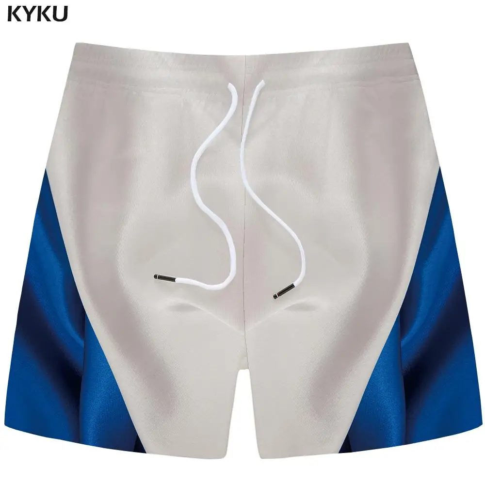 

KYKU Graphics Shorts Men White Russia Casual Shorts Cargo Colorful 3d Printed Shorts Beach Hip Hop Mens Short Pants Male Summer