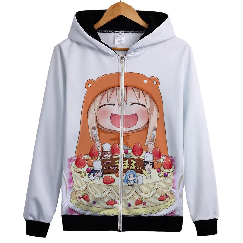 

Anime Himouto! Umaru-chan hoodie Nendoroid Himouto cosplay Coat Cloak Anime Umaru chan Doma Umaru Cute Jaket hoodie Sweatershirt