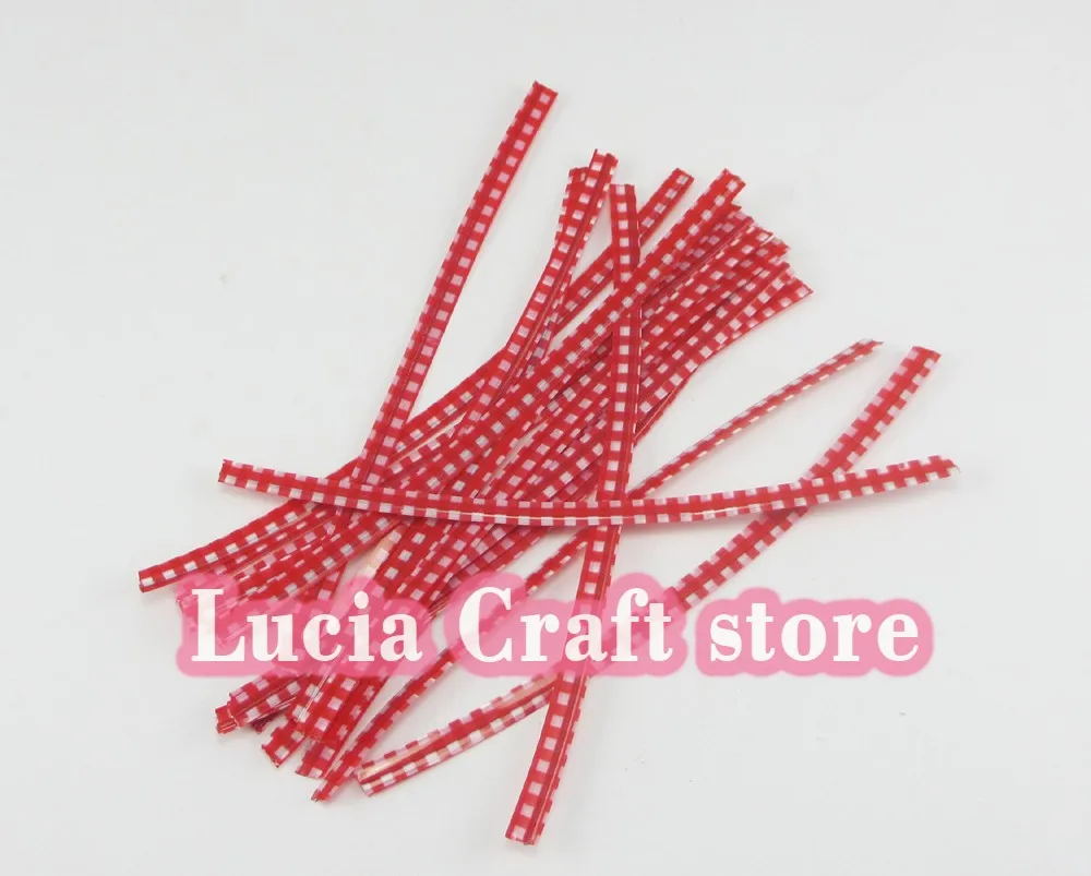 Распродажа! Lucia Craft 100 шт 4 мм* 10 см ламинированная пленка проволочный ремень твист Галстуки упаковка веревка печенье выпечка сумки уплотнения Упаковка I0805