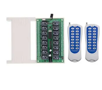 

2018 1000M Long Range DC12V 16CH Radio Controller RF Wireless Remote Control Switch System,433Mhz/315 2*Transmitter + 1*Receiver