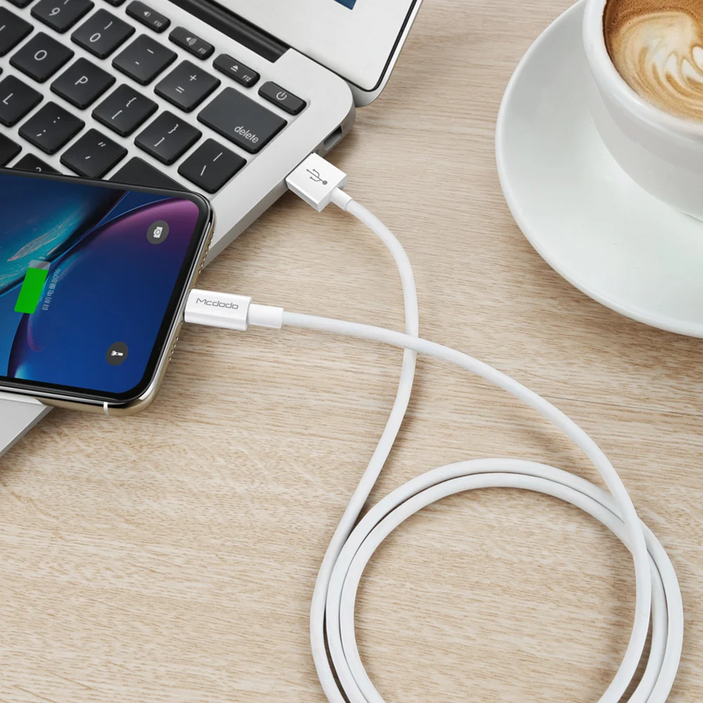 Mcdodo Lightning-USB кабель 2A провод для быстрой зарядки для iPhone Xs Max X XR 8 7 6 Plus 5S SE iPad синхронизация данных USB кабель зарядного устройства