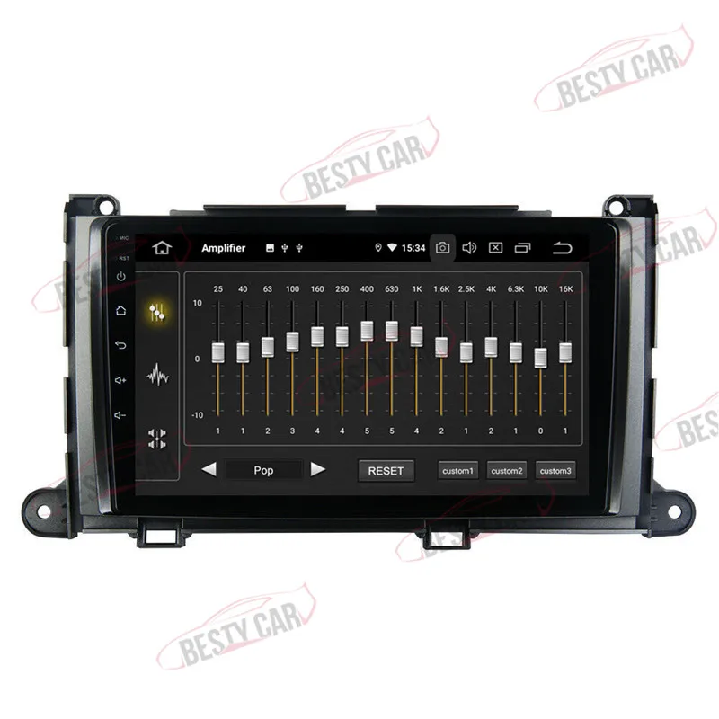Cheap 9" Android 9.0 Car Multimedia Player Stereo GPS for Toyota Sienna XL30 2010~2014 Navigation Head Unit Radio DSP 2.5D+IPS 3
