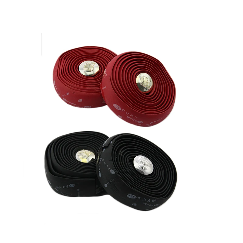 RED LAND High density material road bicycle/bike handlebar foam grips belt RED LAND High density material road bicycle/bike handlebar foam grips belt