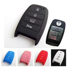 Аксессуары подходят для KIA K3 CERATO FORTE SORENTO RIO 5 OPTIMA CEED RONDO CARENS силиконовый пульт дистанционного ключа Держатель Брелок чехол в виде ракушки