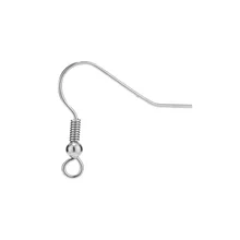 120 шт./лот, золотые, серебряные, антиаллергенные Крючки из нержавеющей стали для сережек