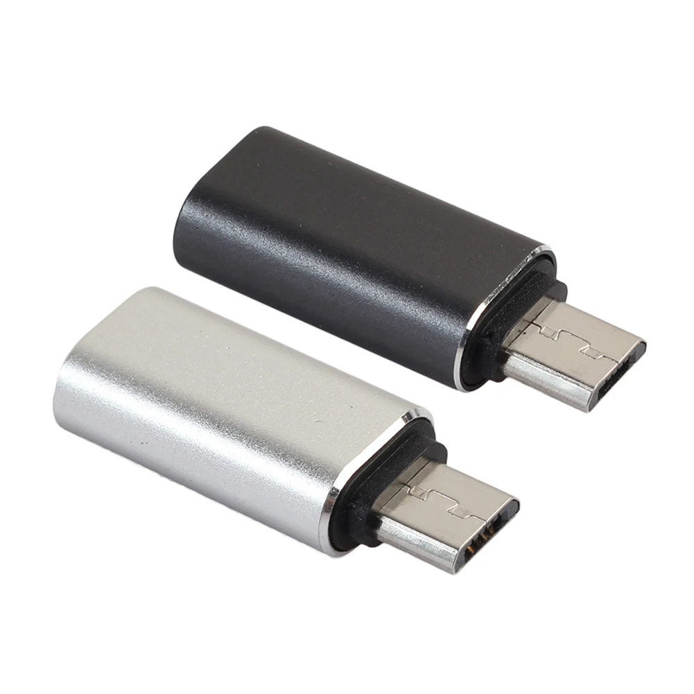 2 шт./партия usb type C Женский к Micro USB Мужской конвертер адаптер Алюминиевый Разъем Зарядное устройство USB конвертеры для Nexus