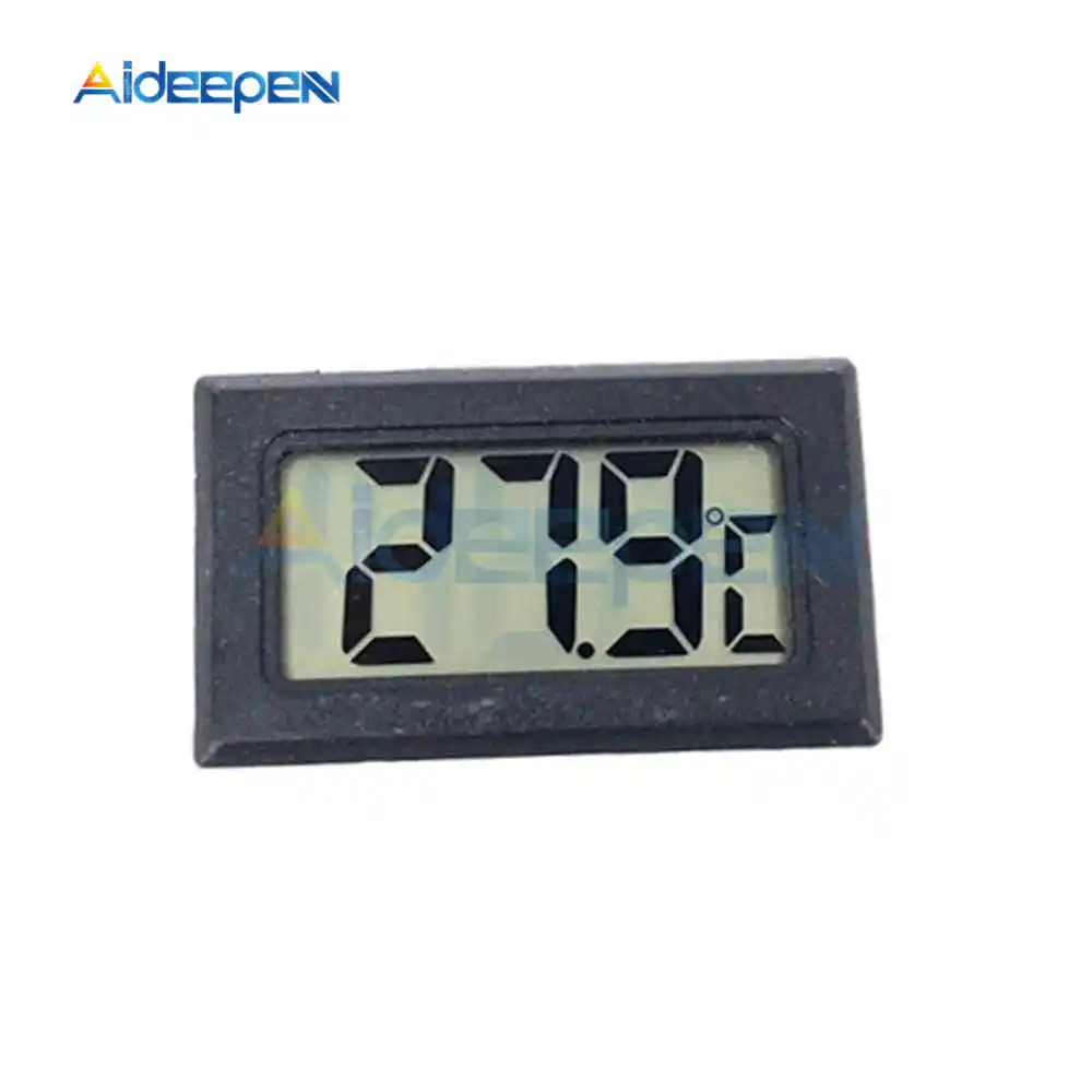 

Embedded LCD Digital Thermometer for Freezer Indoor Convenient Temperature Sensor Meter Thermometer for Refrigerator Fridge