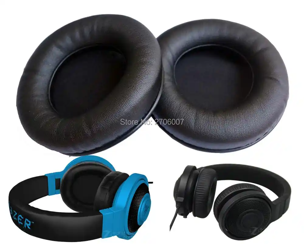 Headset Replacement Parts Ear Pads For Razer Kraken 7 1 Kraken 7 1 Pro Kraken 7 1 Chroma Headphones Earmuffes Cushion 90mm Earphone Accessories Aliexpress