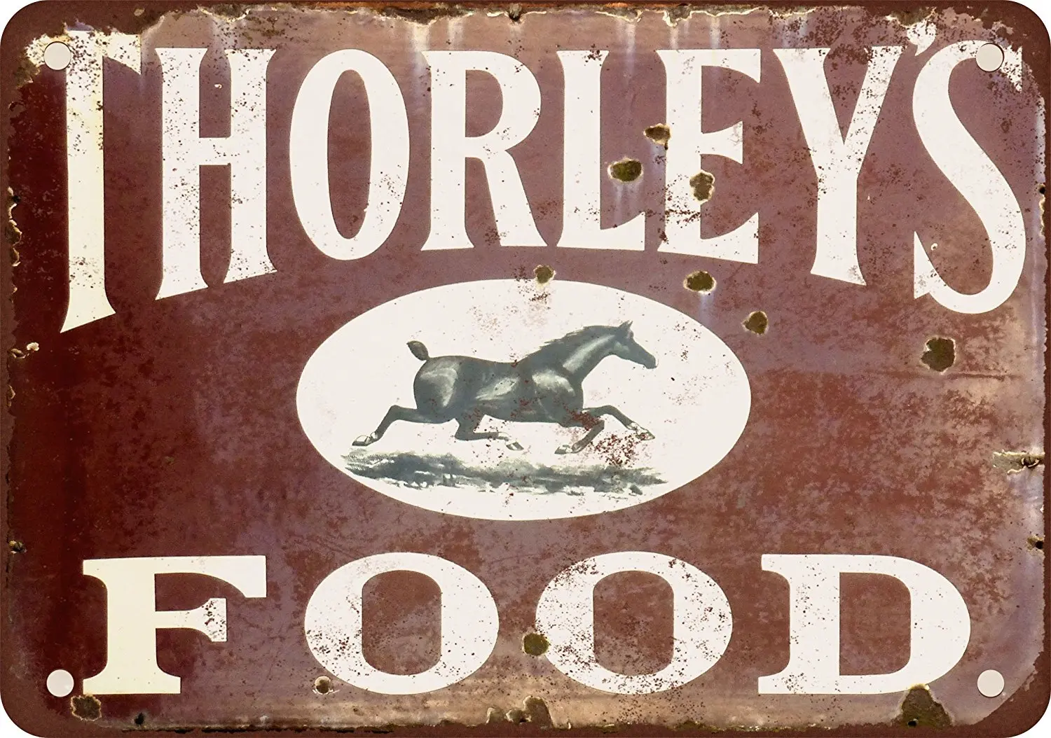 Vintage Home Decor Thorleys Food Retro Signs Vintage Metal Sign Wall