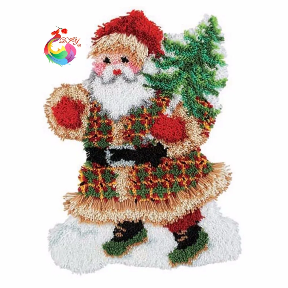 Christmas decoration Latch hook rug kits knitting needles Yarn for knitting Wool for felting