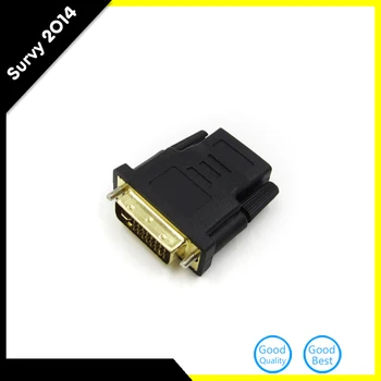 

DVI-D Male (24+1 pin) to HDMI Female (19-pin) HD HDTV Monitor Display Adapter LJJ0119