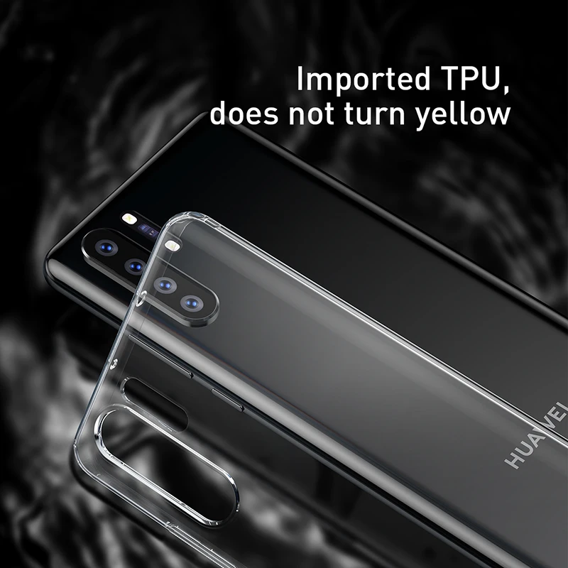Baseus Transparent TPU Case for Huawei P30 P30 Pro Capinhas Highly Soft TPU Back Cover for 2019 New Huawei P30 Pro Cover Coque