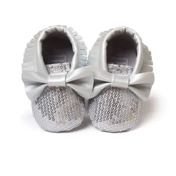 

Fashion Baby Boy Girl Toddler Soft Sole Shoes Infant Kid Moccasins Bowknot Shoes 0-18M