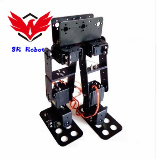 

6 DOF Biped Walking Humanoid Robot Servo Bracket Mechanical Arm For Arduino DIY Robotic Teaching Model Project