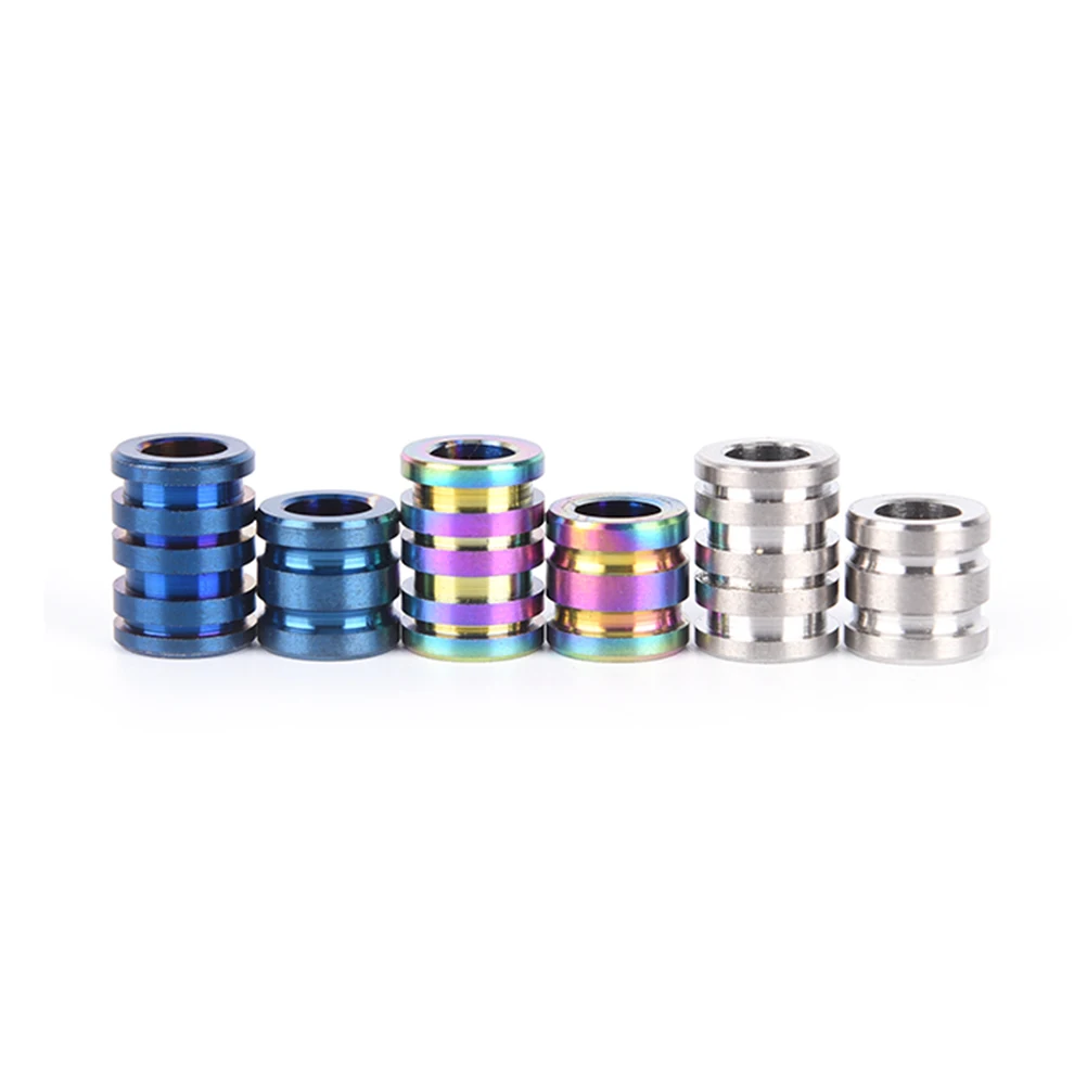

Titanium Alloy Knife Beads Paracord Tube Knife Lanyard Rope Outdoor Parachute Cord Gadget EDC Multi Tools