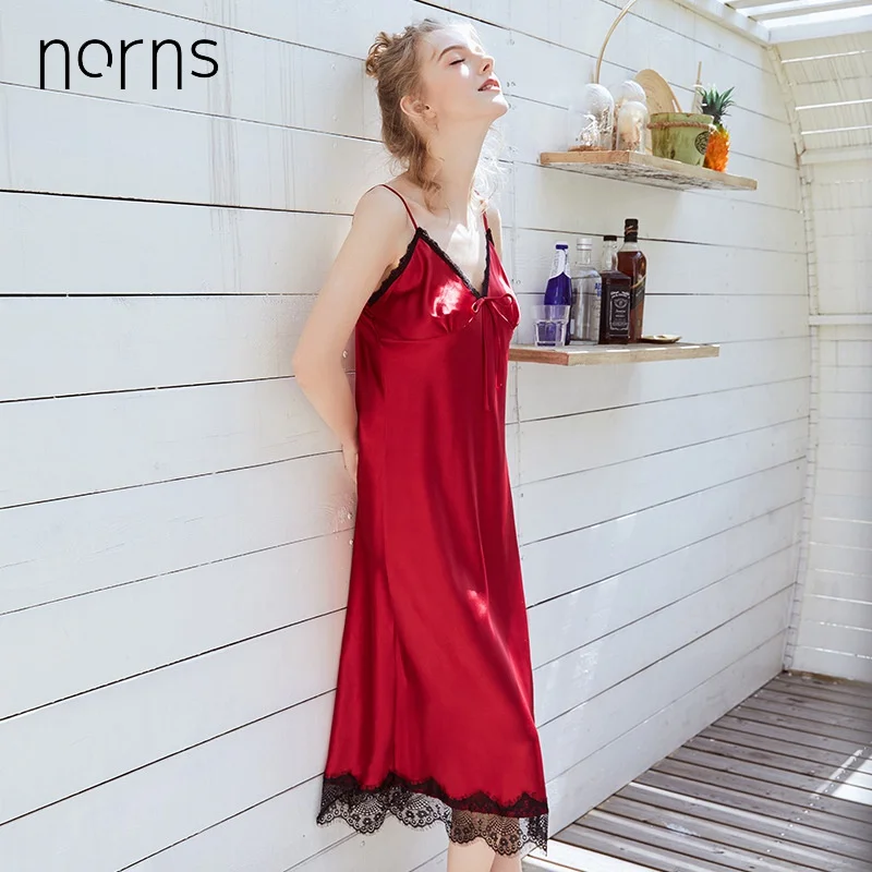 Norns новые женские пижамные комплекты с принтом красные пижамы без рукавов на