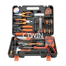 Manufacturers Selling 82 PCS Electrician Section Metal Toolbox Household Hardware Hand Tools Combination Suit Maintenance Tools