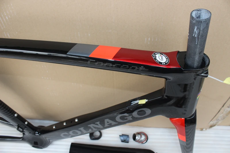Flash Deal 9 color Colnago concept carbon road frame full carbon fiber 3k glossy/matte finish carbon bicycle frame fit 700c bike frameset 4 Flash Deal 9 color Colnago concept carbon road frame full carbon fiber 3k glossy/matte finish carbon bicycle frame fit 700c bike frameset 4