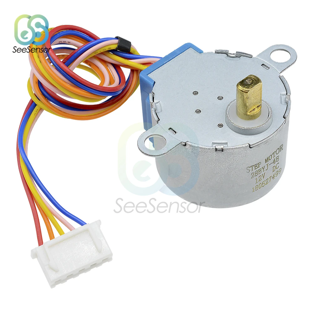 Stepper Motor 28BYJ-48 DC 5V 12V Reduction Step Gear Stepper Motor 4 Phase 28byj 28byj48 for arduino Diy Kit