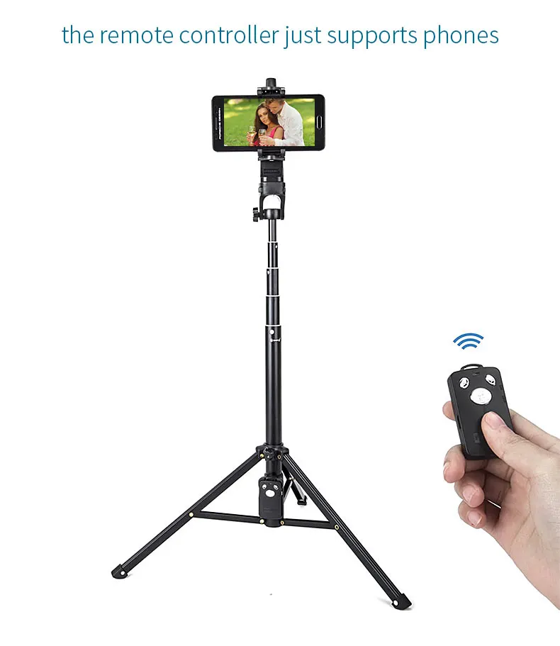 3 в 1 Ручной штатив селфи палка Bluetooth мини монопод дорожный для iPhone камеры Gopro