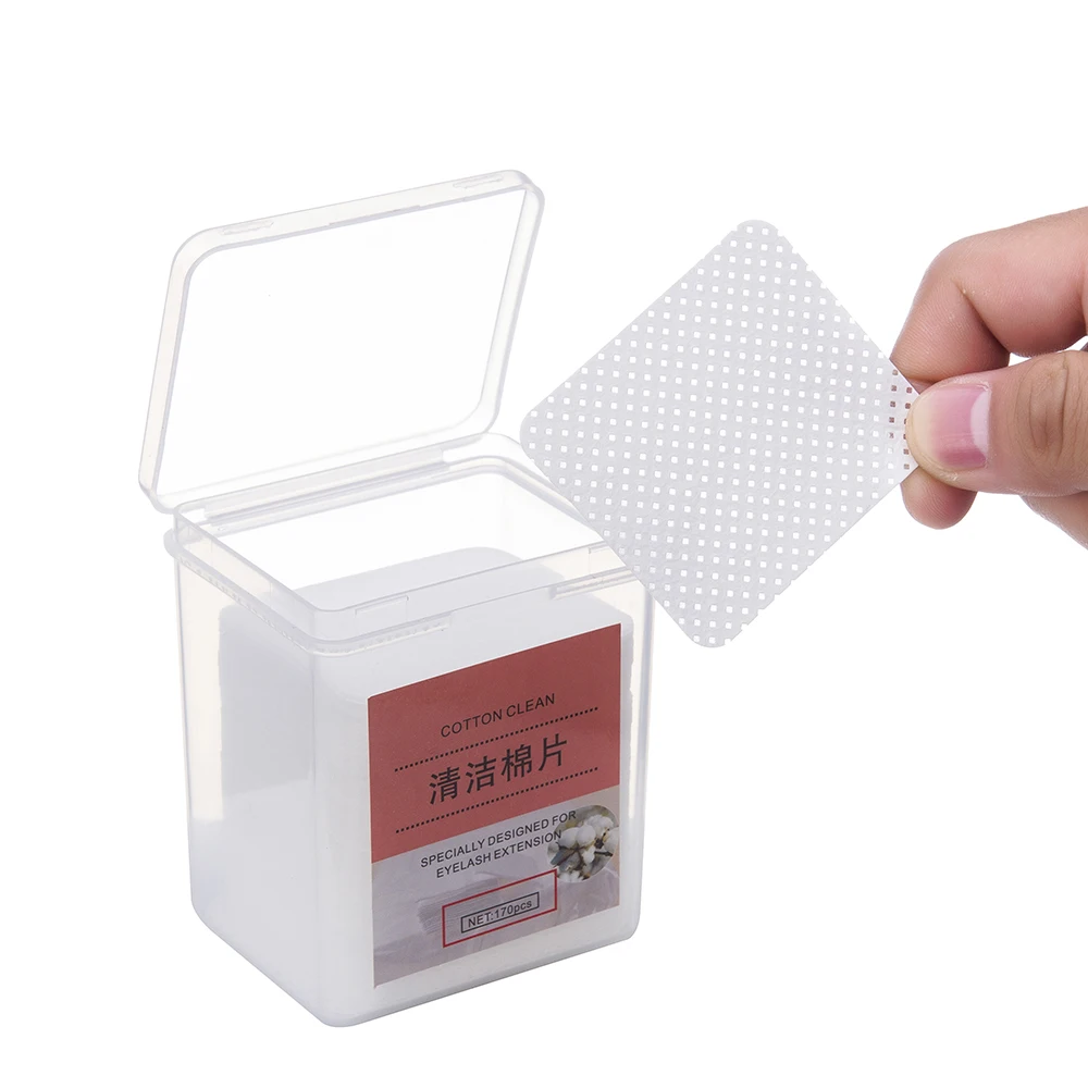 

Disposable Lint-Free Paper Wipes Eyelash Glue Remover Cotton Wipe for Tweezers Bottle Prevent Clogging Eyelash Extension Tools