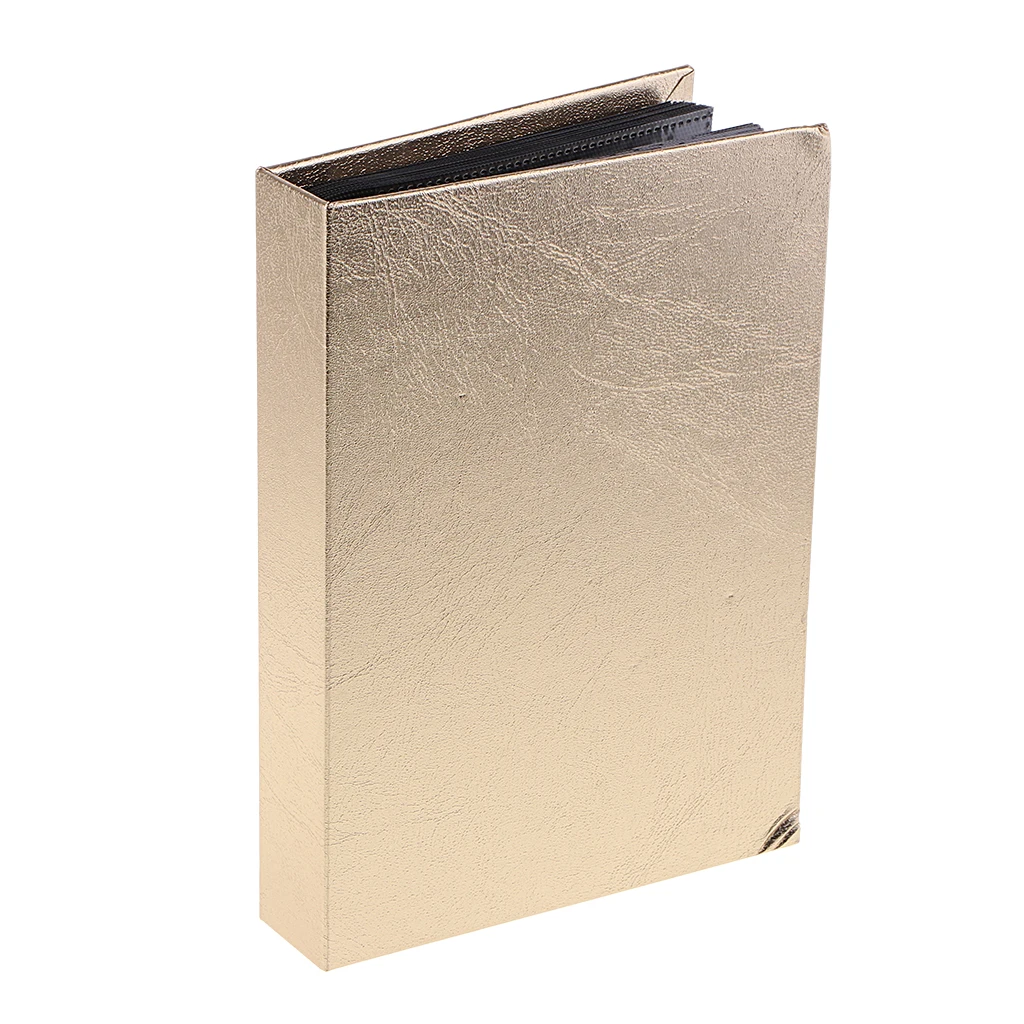 Transparent Page Photo Album -Sticker Holder –Scrapbook- Picture Display Book 30 Pages /120pcs Capacity –PU Leather Cover