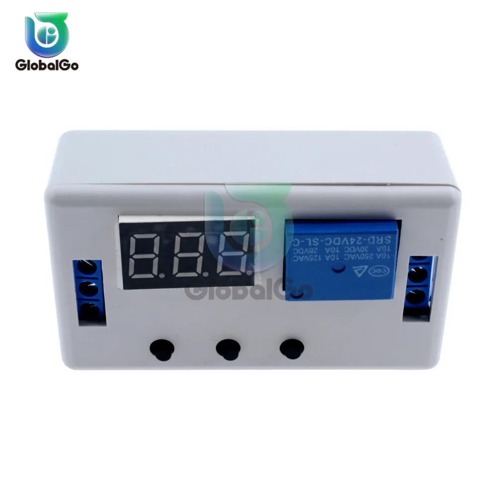 

DC 12V 24V LED Digital Time Delay Relay Module Programmable Timer Relay Control Switch Timing Trigger Cycle for Car Smart Home