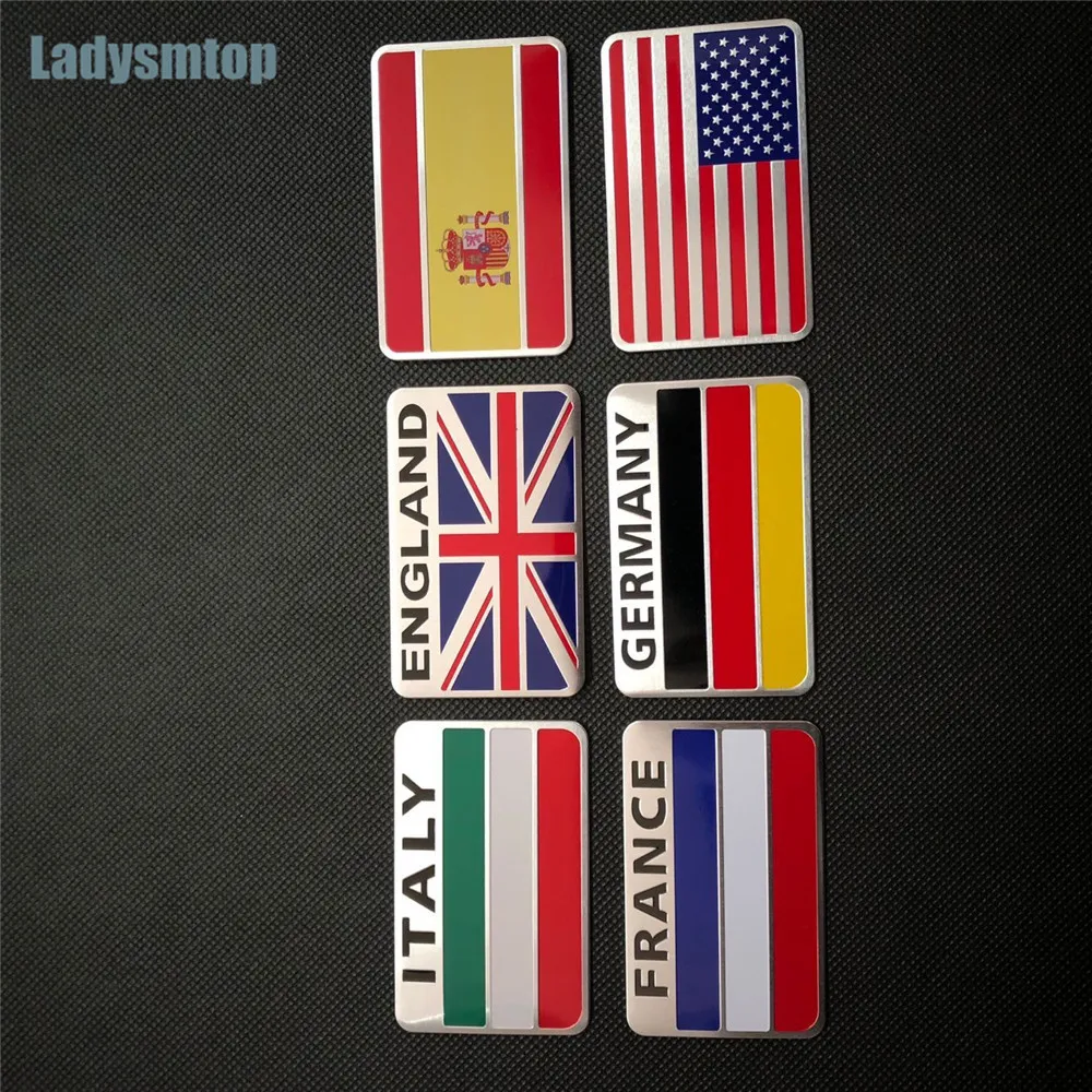 Ladysmtop автомобильный Стайлинг Национальный флаг наклейка для Cadillac CTS XTS SRX ATS CT6