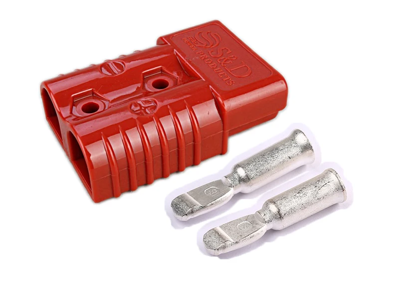 

4pcs/lot 120A 600V 4AWG battery plug ups battery connector high current Power Connector Plug + terminals For Stacker electrocar