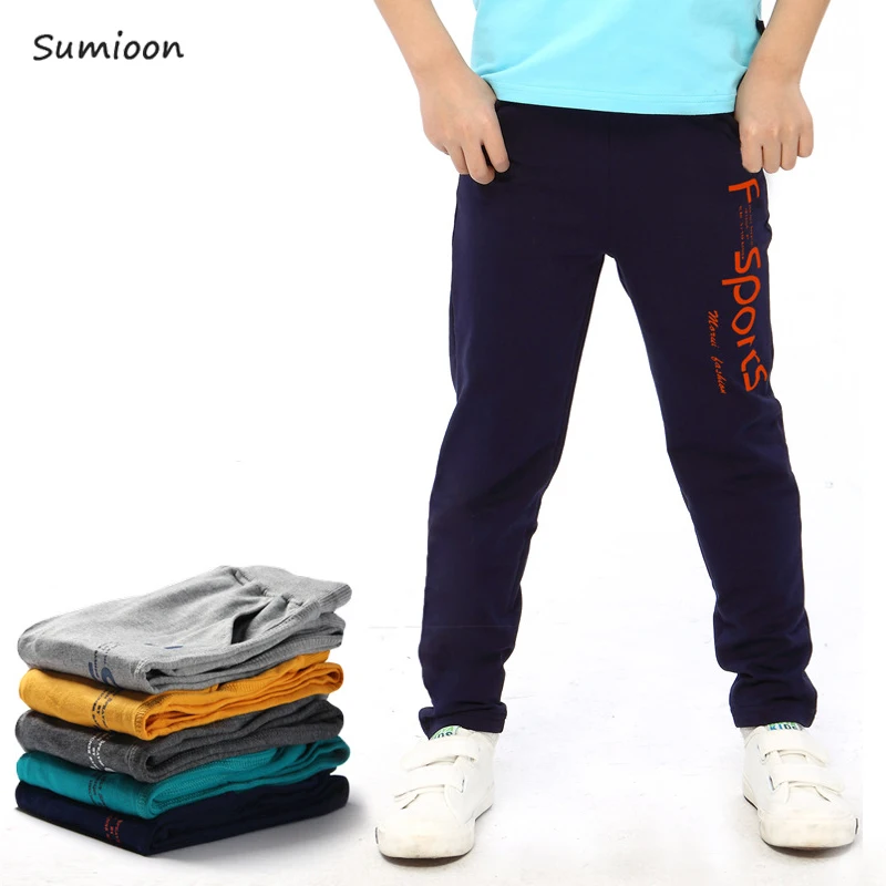 

Summer Boys Sport Pants Letter Print Cotton Kids Trousers Teenage Children Pants Casual Kids Baby Boy Clothes 3 5 6 8 10 12 Year