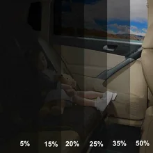 50x300cm 20×118 “Negro coche película opaca para ventana de vidrio VLT rollo Auto comercial de protección Solar de película etiqueta engomada del coche