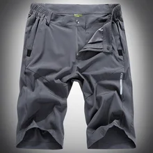 Уличная спортивная одежда мужские шорты до колена с эластичной резинкой на талии водонепроницаемые походные и походные шорты мужские охотничьи рыболовные шорты