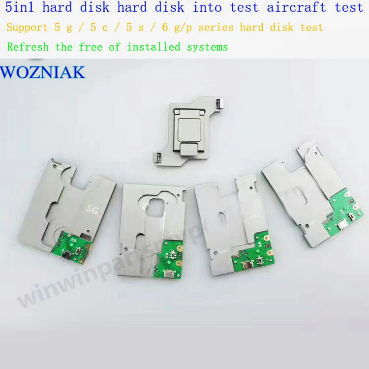 

original 5in1 for iPhone hdd nand ic test socket hard disk ic test good or not good 5 5c 5s 6 6plus memory CHIP IC test tools