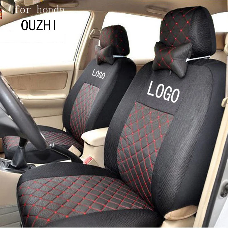 OUZHI front 2 seat covers for honda civic 2006 2011 accord crv cotton