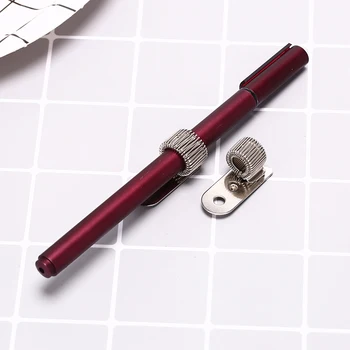

1Pcs Creative Single Hole Metal Pen Holder With Pocket Clip Doctors Nurse Uniform Pen Holders 32*12mm