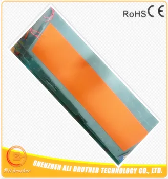 

Silicone Rubber Heater 240v 1200w 200*800*1.5mm adhesive 1face 100k thermistor 1000mm lead wire come out from short side